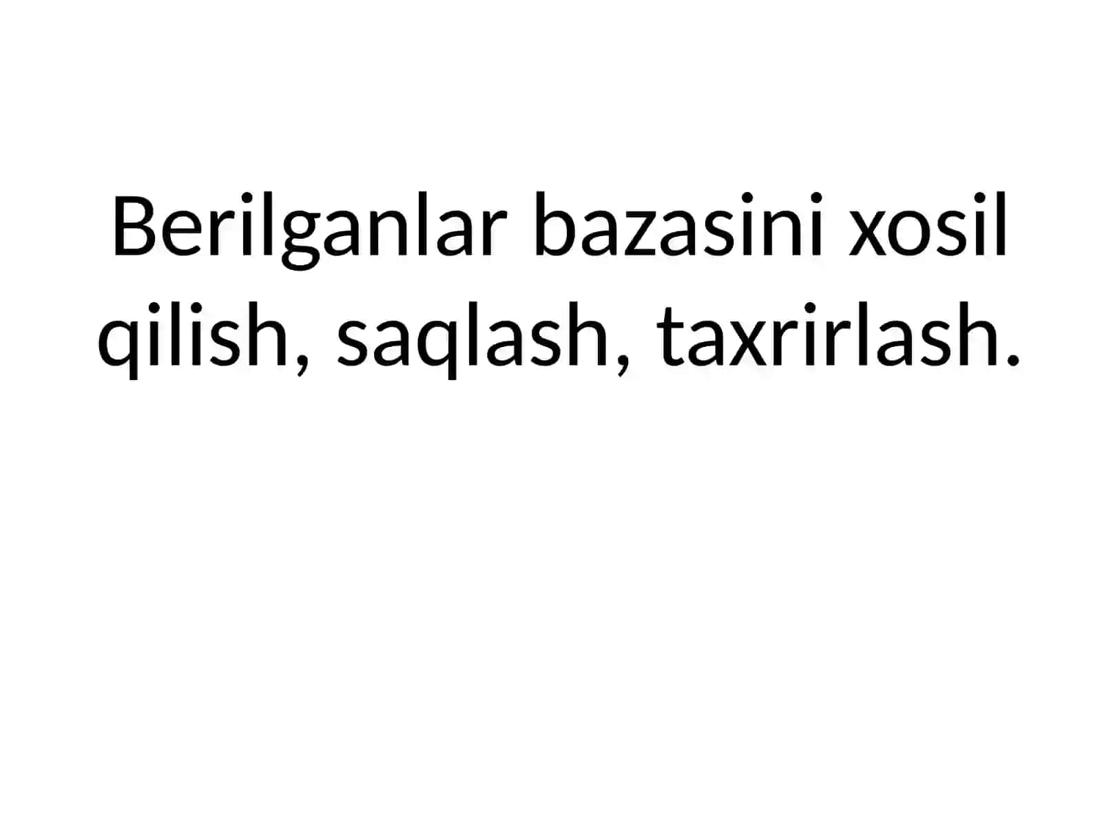 Biologiyada kompyuter texnologiyalari 2