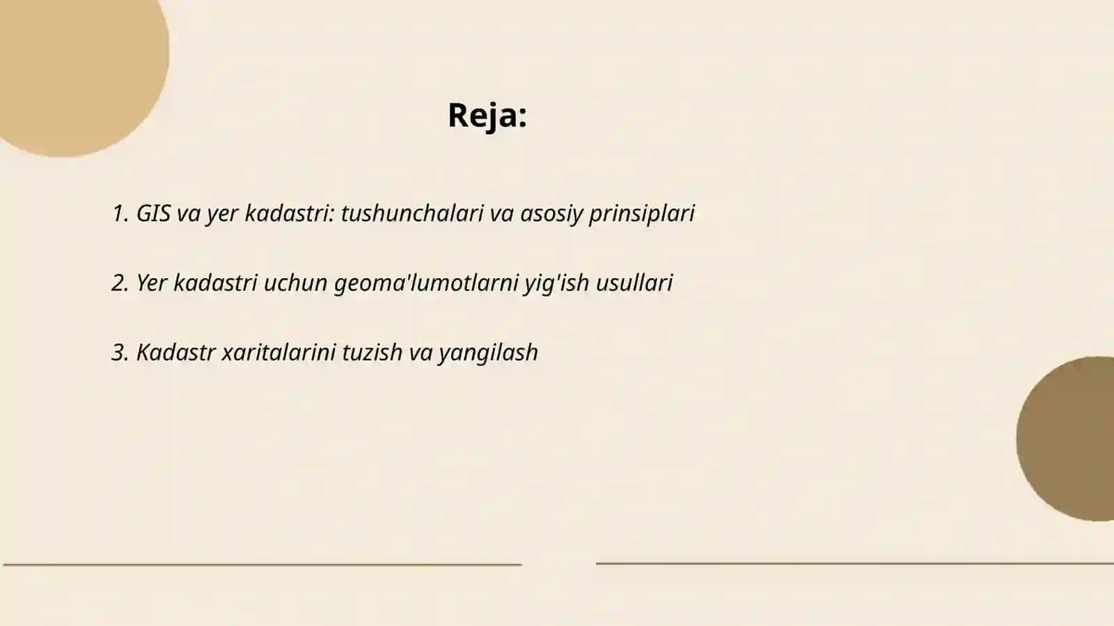 GIS va yer kadastri 2