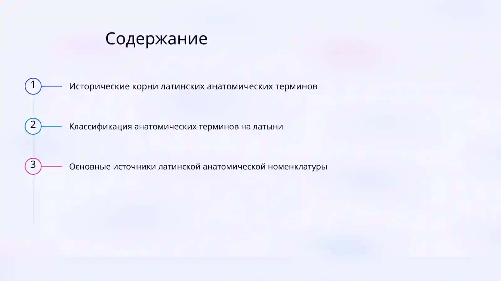 Происхождение и значение анатомических терминов на латыни 2