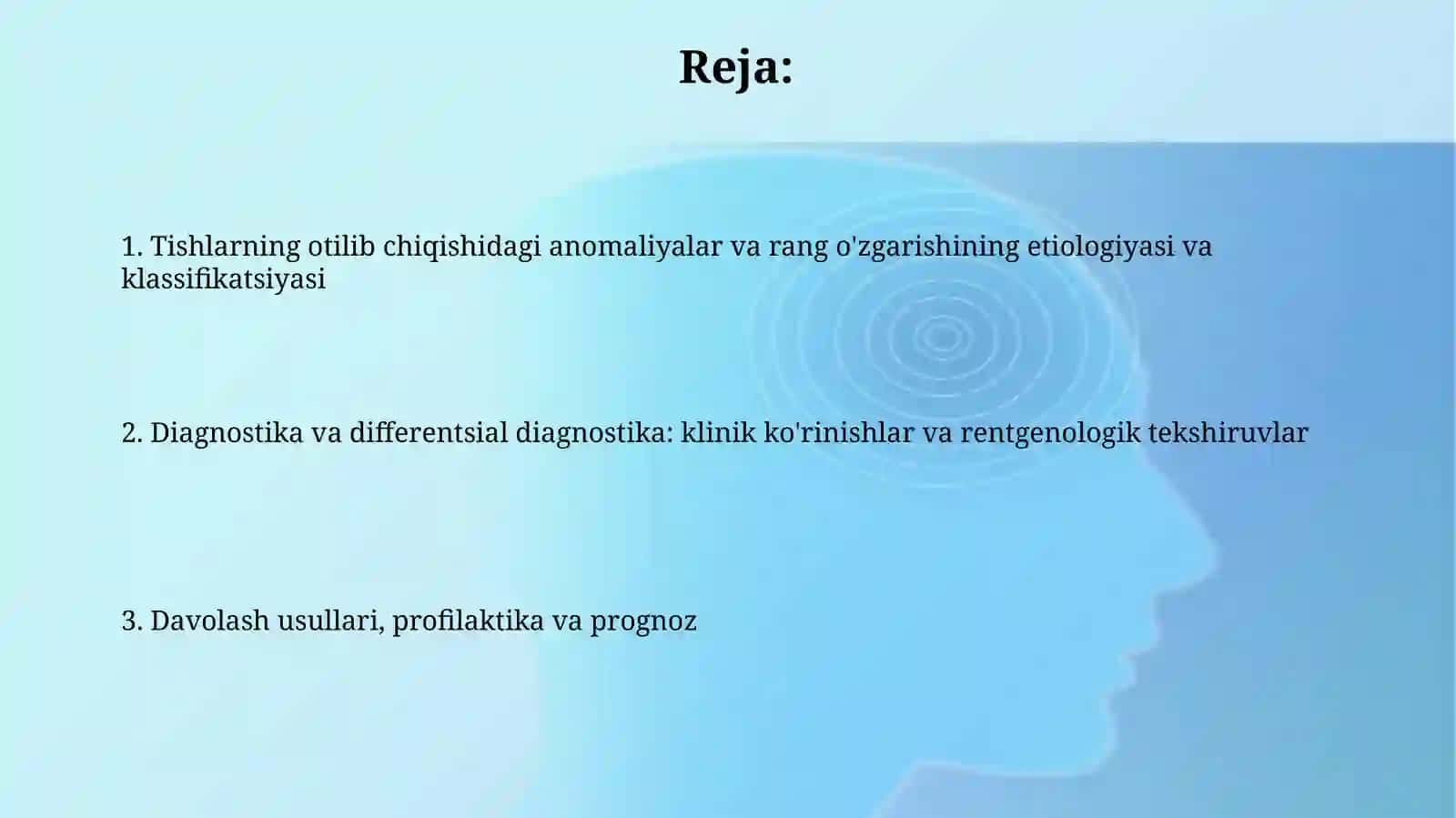 Tish otilishi anomaliyalari va rang o'zgarishi 2