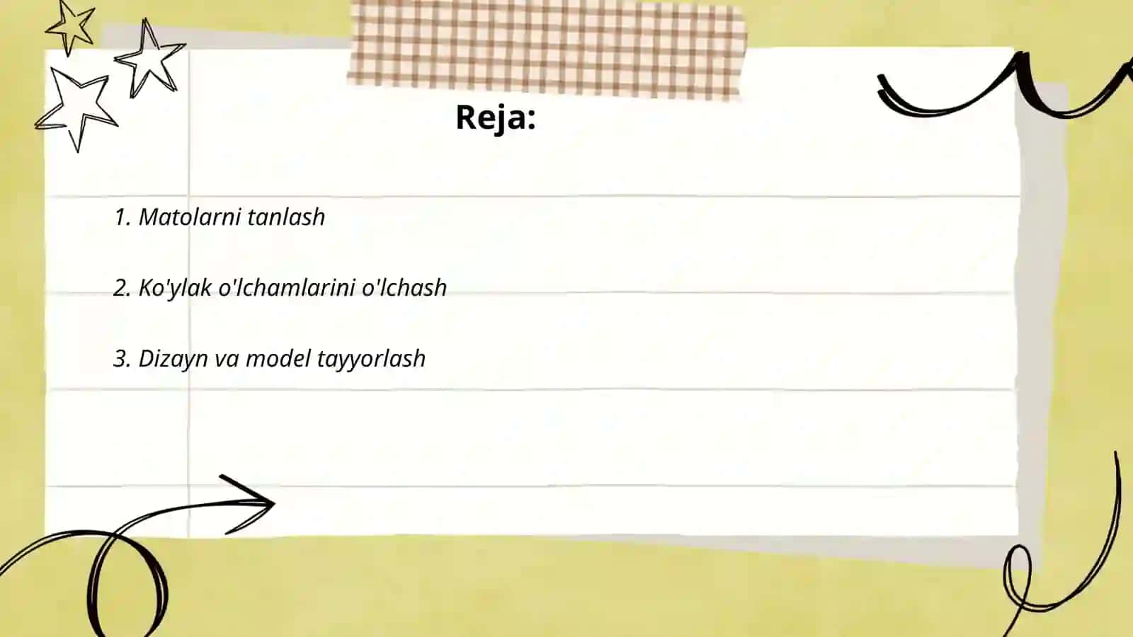 Erkaklar ko'ylagini na'munasini tayyorlash 2