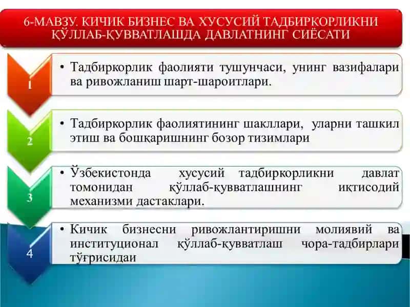 Iqtisodiy siyosatga kirish 2