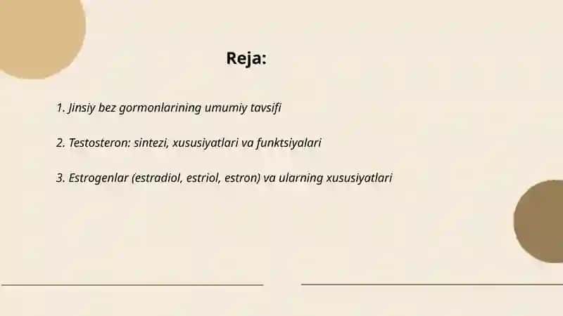 Jinsiy bez garmonlarining xususiyatlari 2