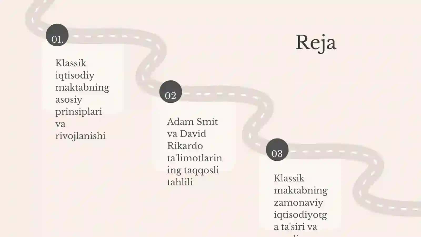 Klassik iqtisodiy maktabning to'la shakllanishi. Adam Smit va David Rikardo iqtisodiy ta'limotlari 2