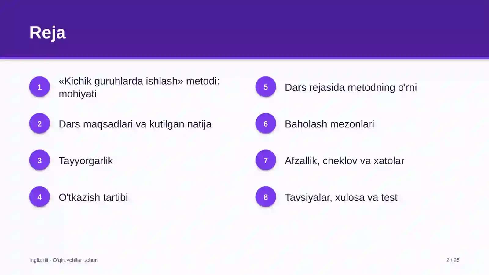 ingliz tili darslarida kichik guruhlarda ishlash metodidan foydalanish 3755 2