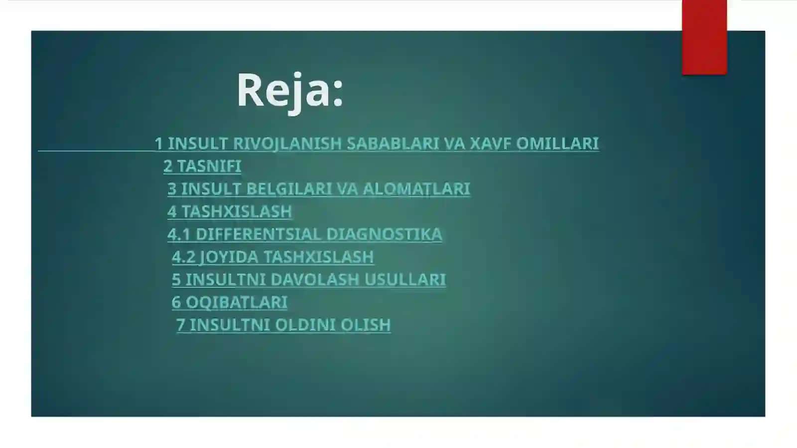 Insult rivojlanish sabablari va xavf omillari 2
