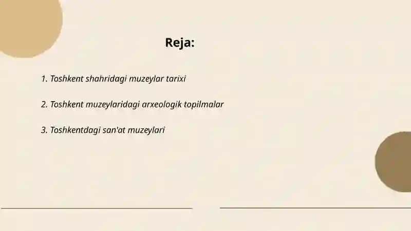 Toshkentdagi Muzeylar 2