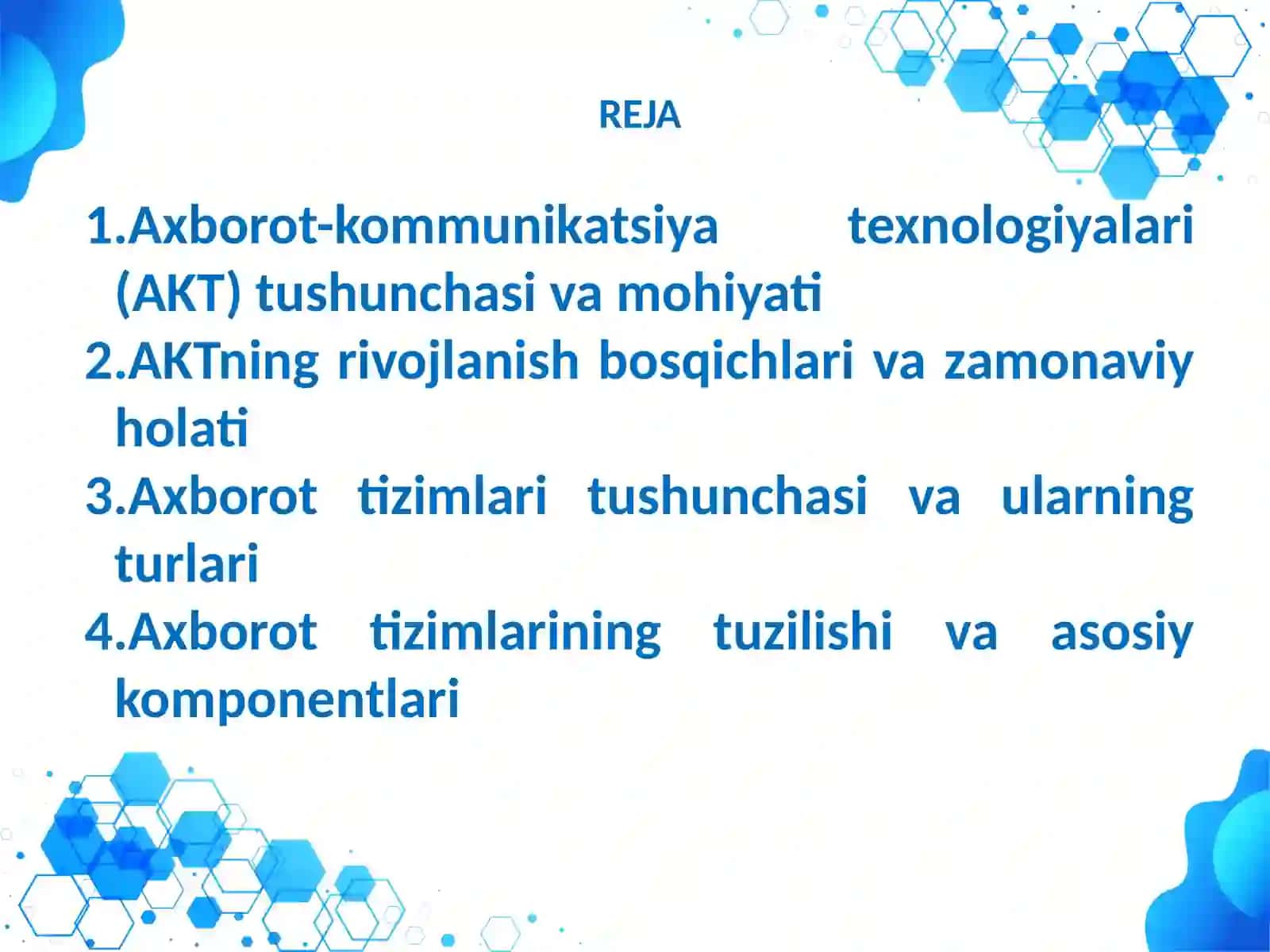 Menejment fanida: axborot va kommunikatsiya 2