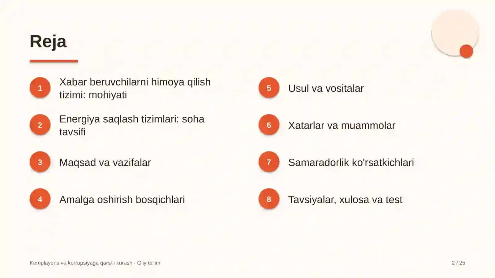 Energiya saqlash tizimlarida xabar beruvchilarni himoya qilish tizimi 2
