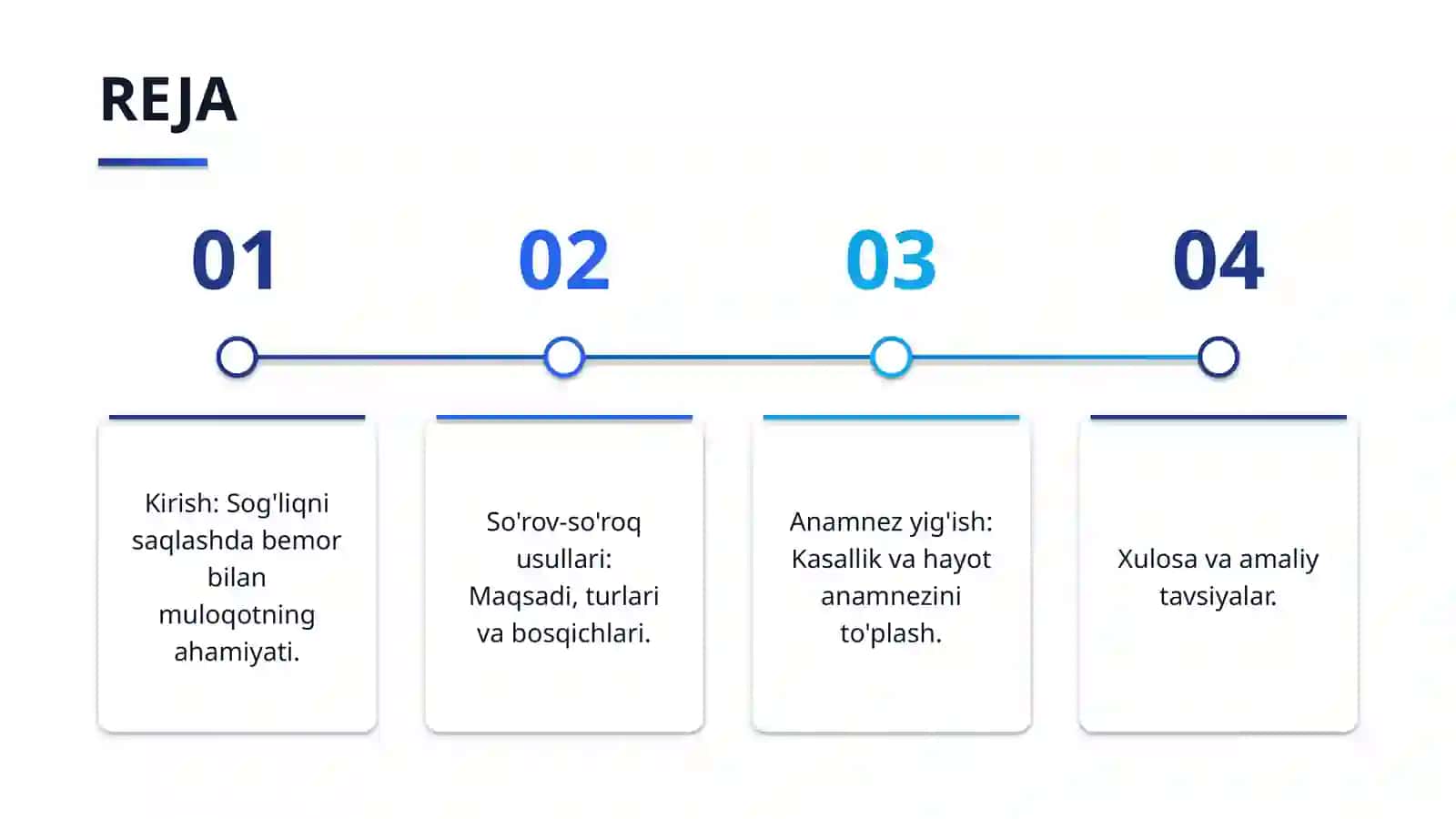 Bemorlarni mustaqil sorab surishtirish 2