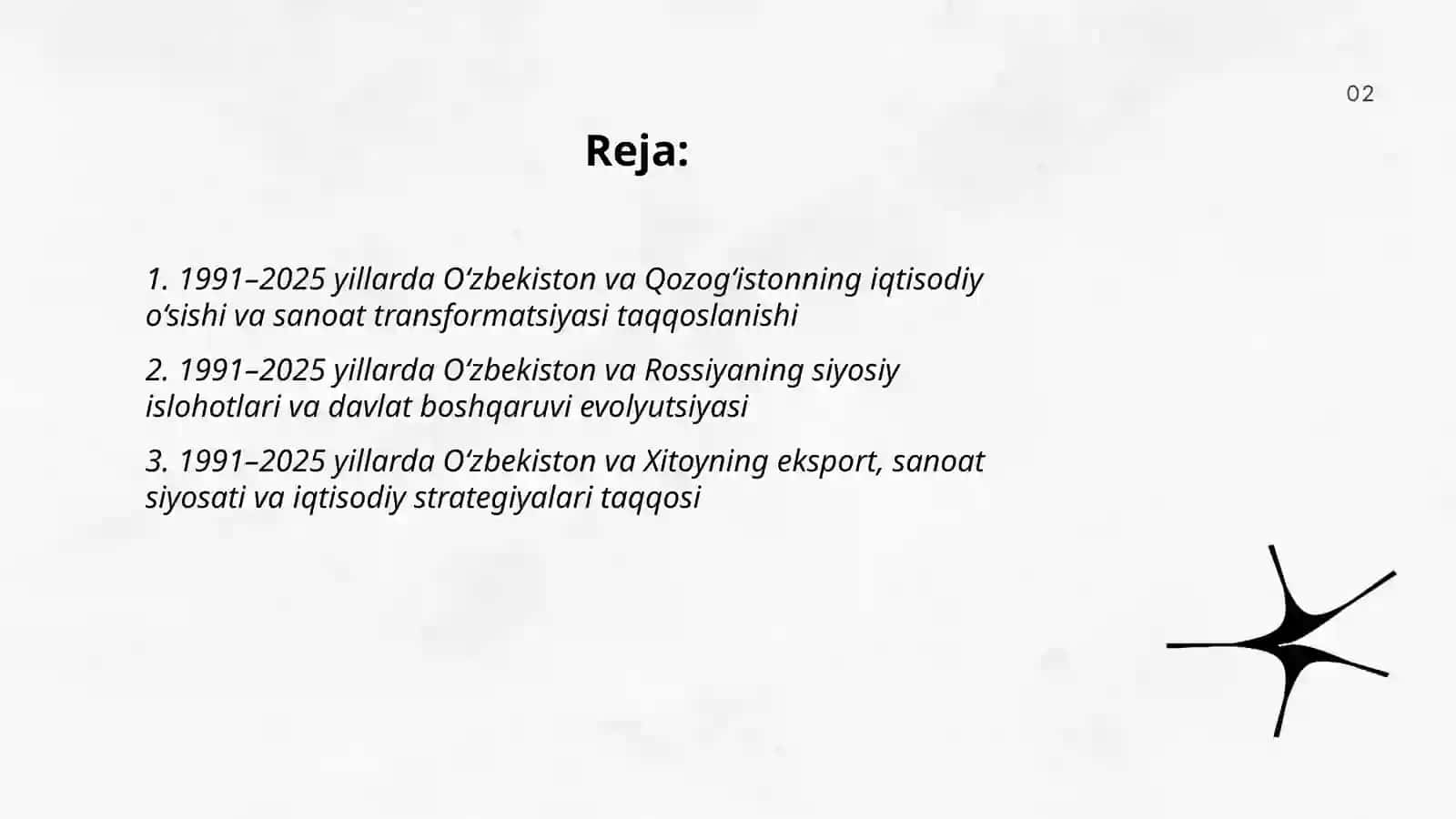 1991-2025 yillarda Ozbekiston va jahon davlatlari taraqqiyoti 2