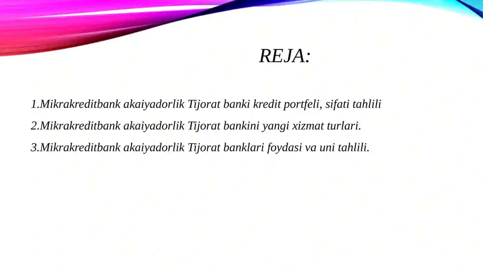 Mikrokreditbank aksiyadorlik-tijorat banki 2