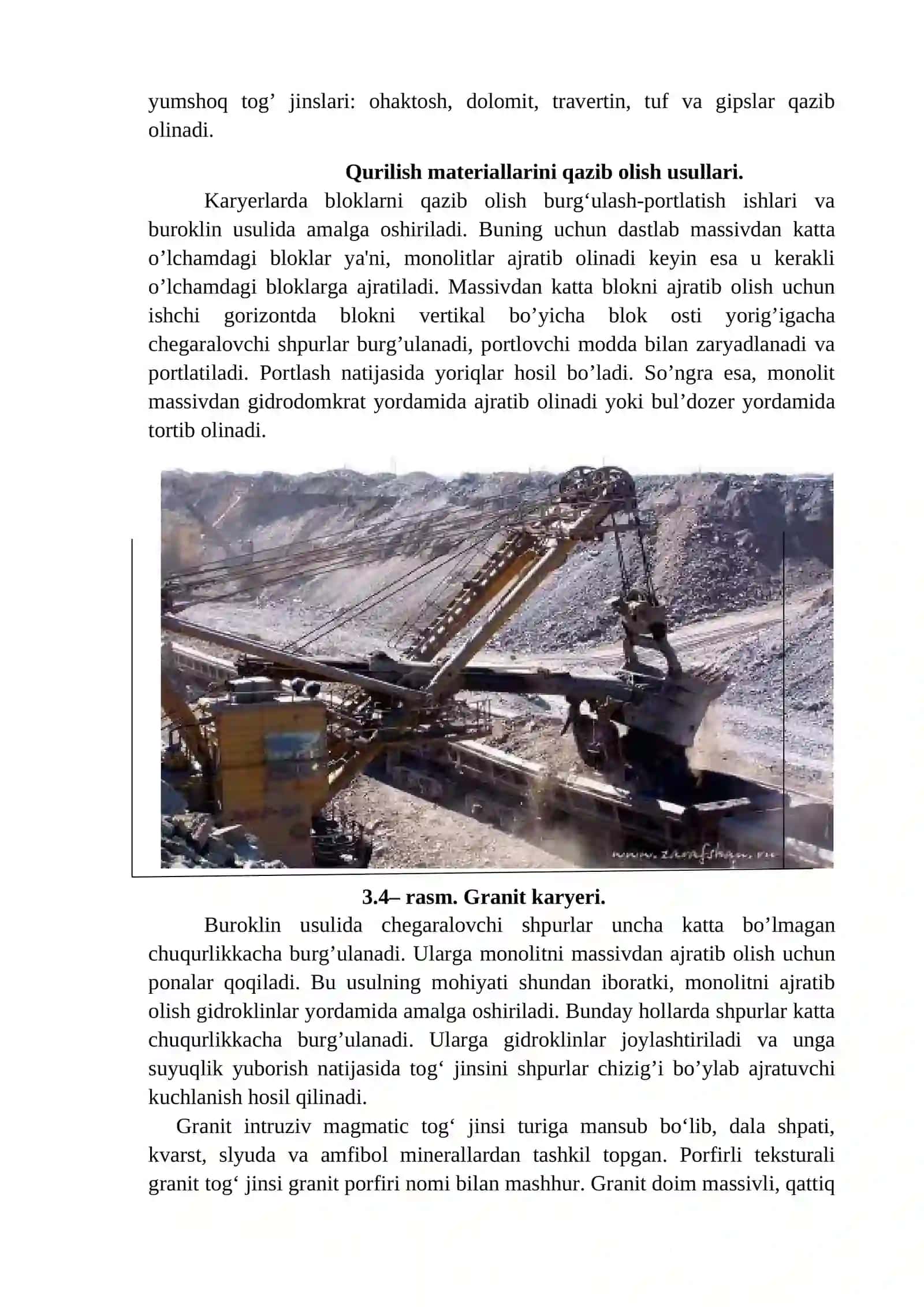 Noruda konlarni qazib olish texnologiyasini o‘rganish 2
