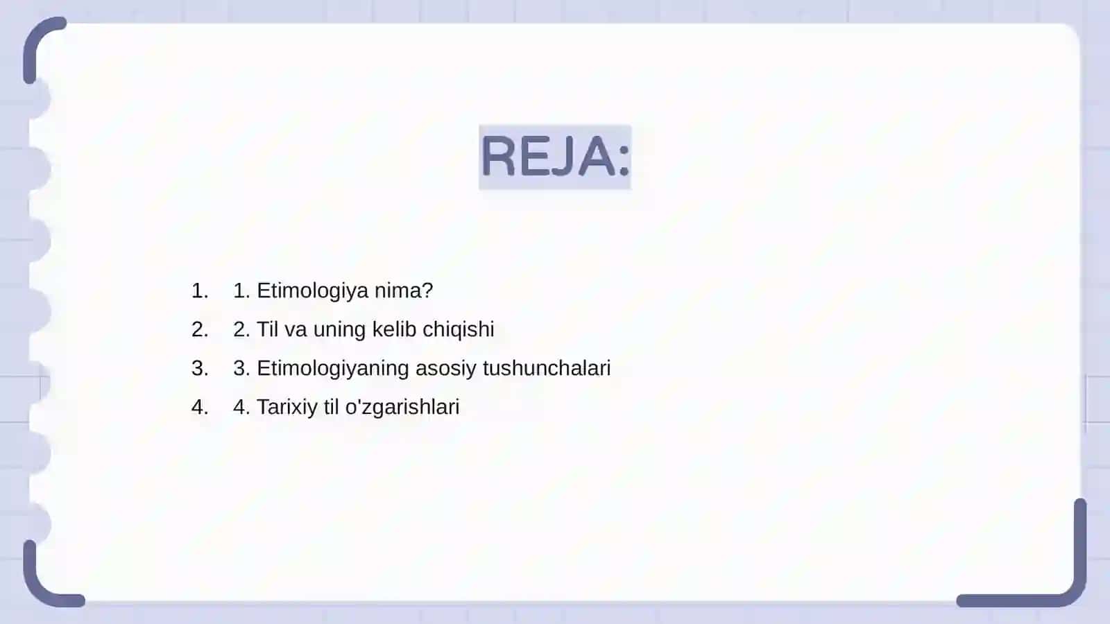 Etimalogiya- tillarning kelib chiqishi 2