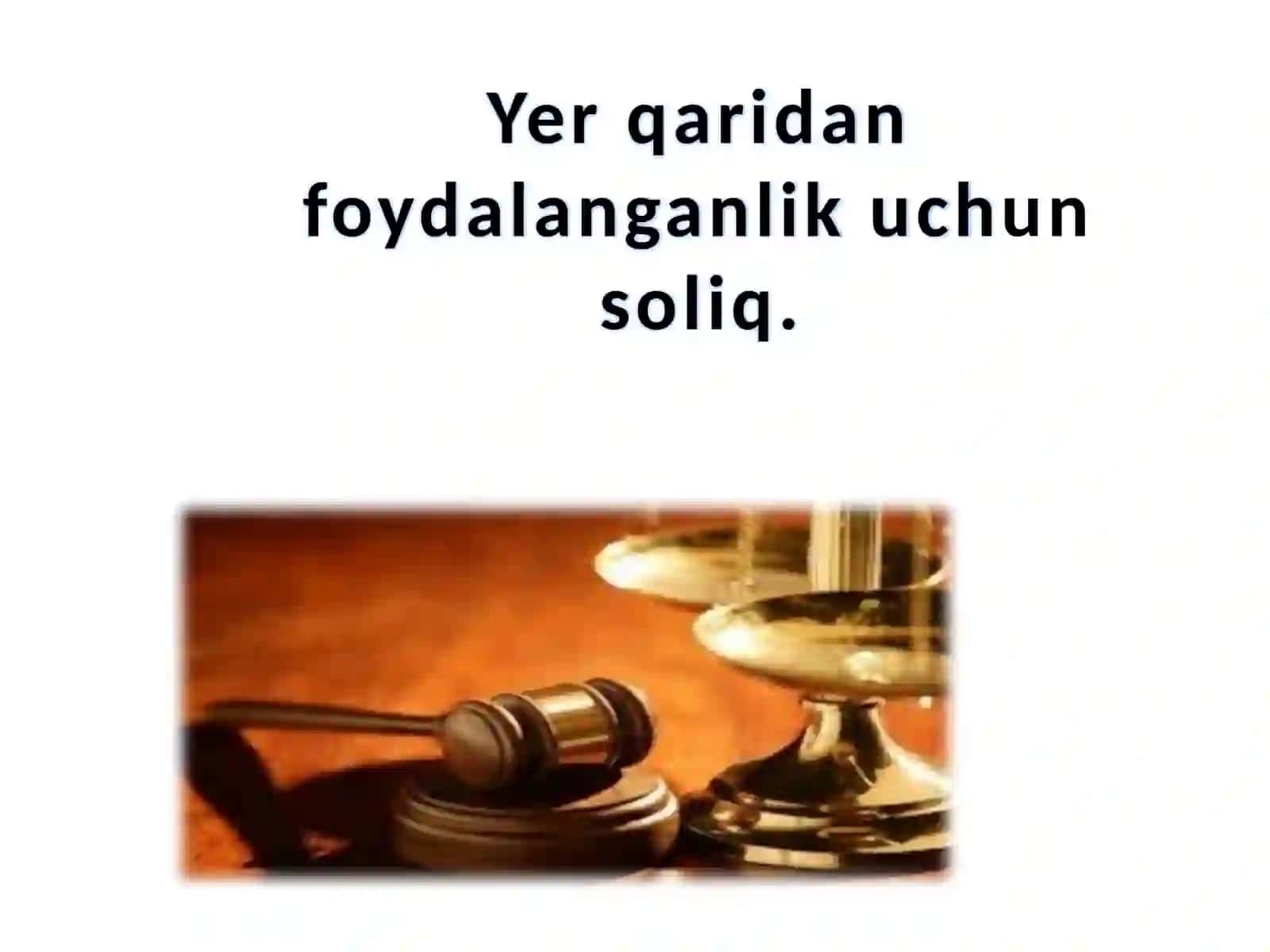 Yerqaridanfoydalanganlik uchun soliq 2