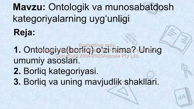 Ontologiyа 2