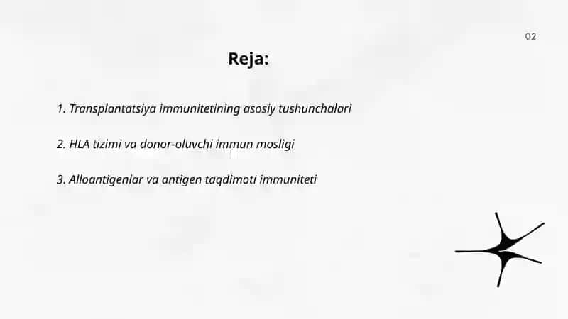 Transplantatsiya immunitet 2