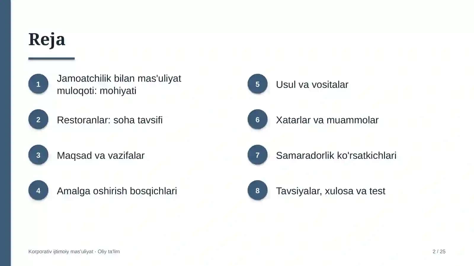 restoranlarda jamoatchilik bilan ijtimoiy mas'uliyat bo'yicha muloqot qilish 1229 2