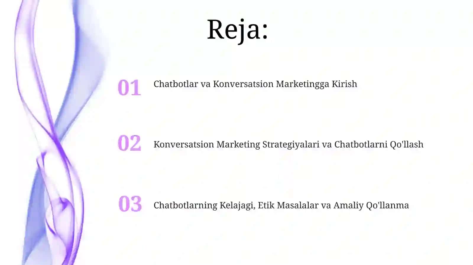Chatbotlar va Konversatsion Marketing 2