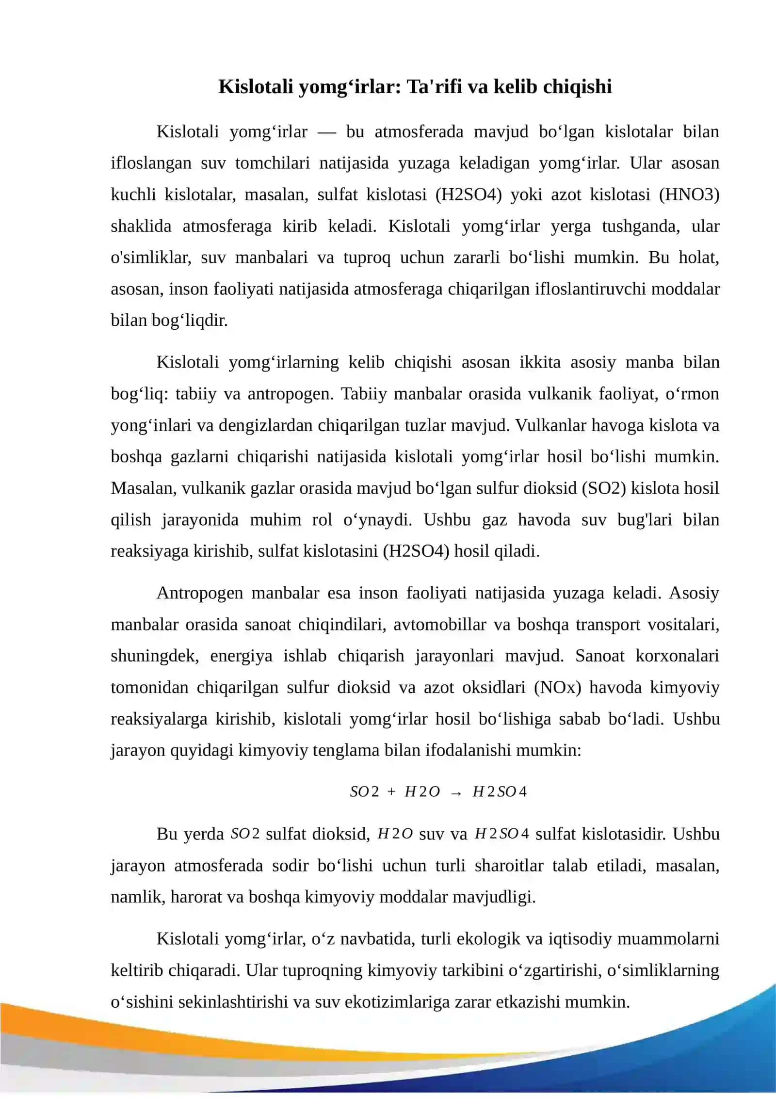 Kislotali yomg irlar 2