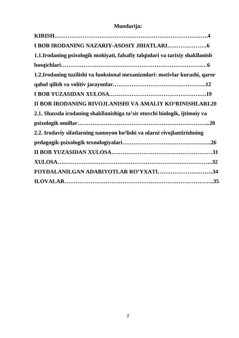 Iroda haqida tushuncha 2