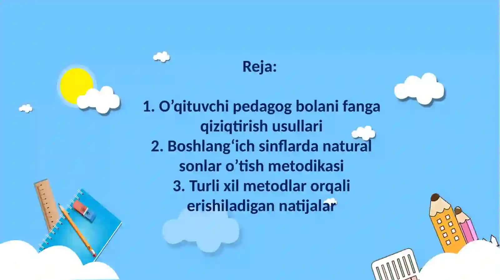 Boshlang‘ich sinflarda natural sonlar ustidagi amallarni o‘qitishning muhim masalalari 2