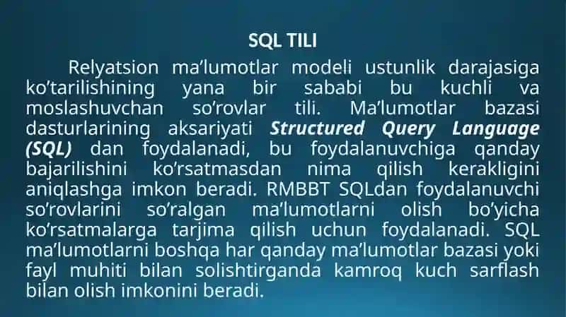SQL TILI 2
