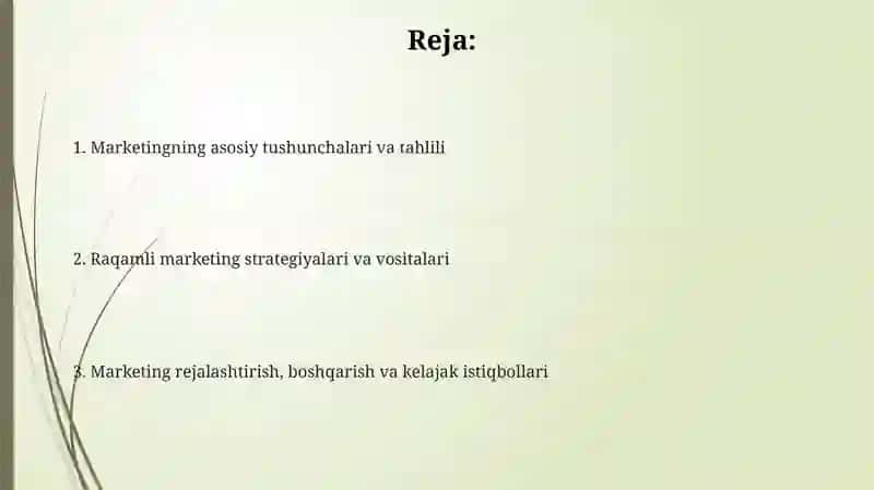 MARKETING STRATEGIYALARI 2