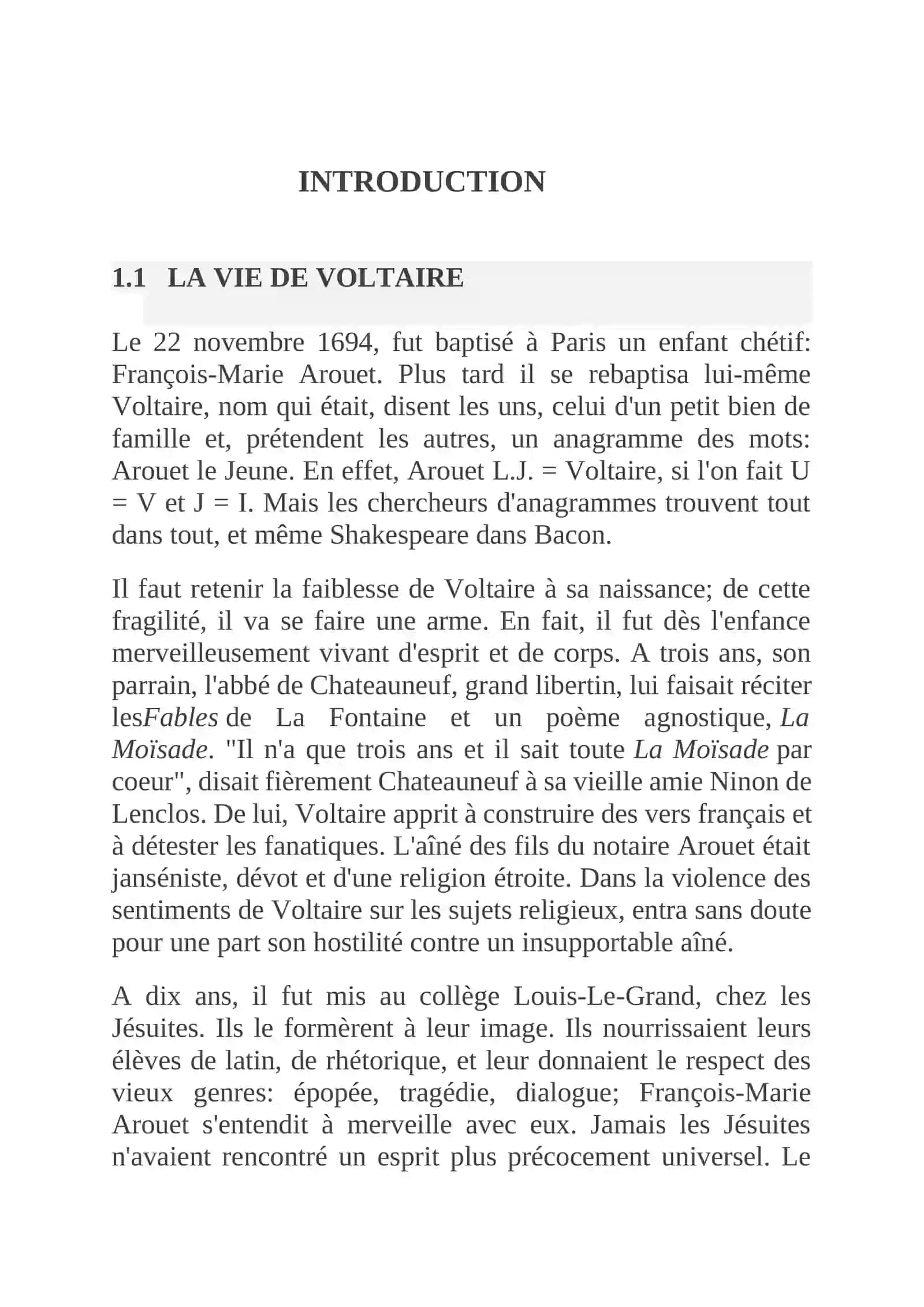 Lettres phlosophiques qui changent la vie de Voltaire 2