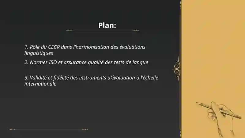 L’importance des normes internationales dans l’évaluation des compétences linguistiques. 2