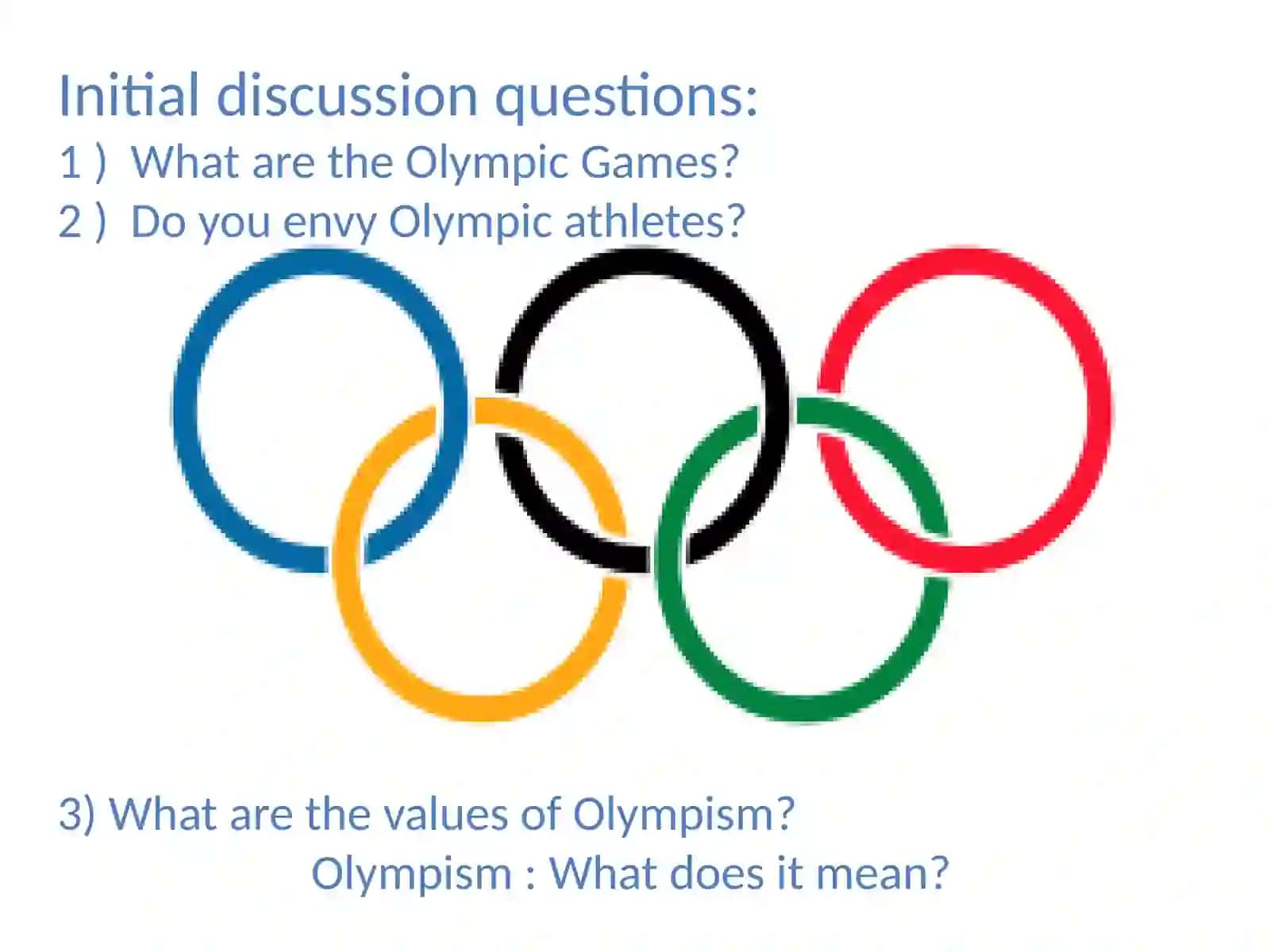 Initial discussion questions 2