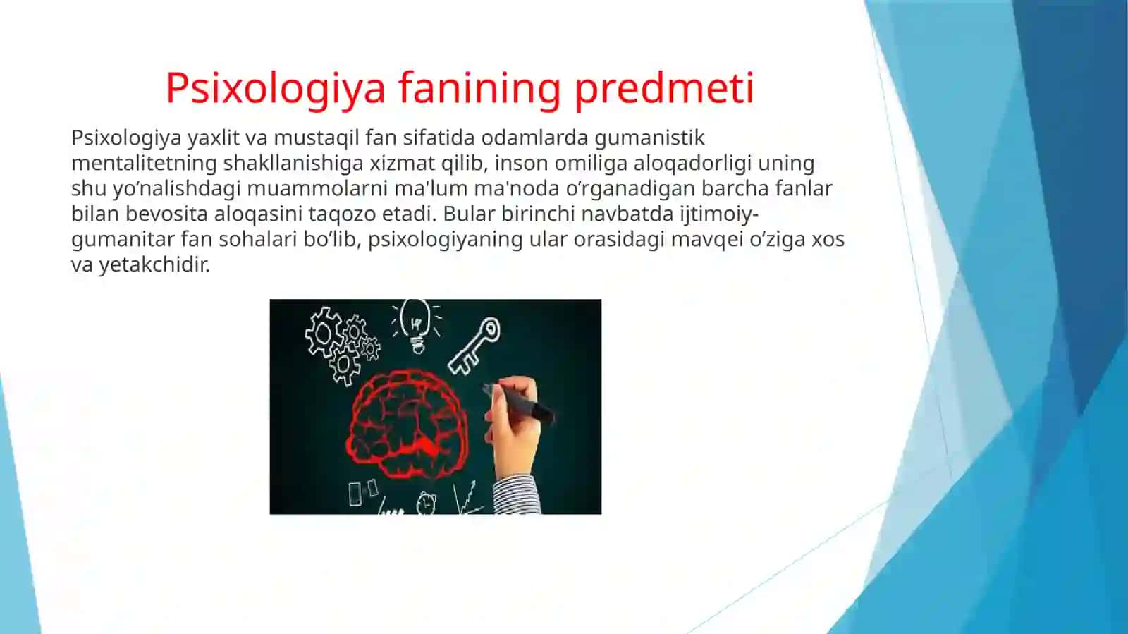 Umumiy Psixologiya fanining predmeti, vazifalari, metodlari 2