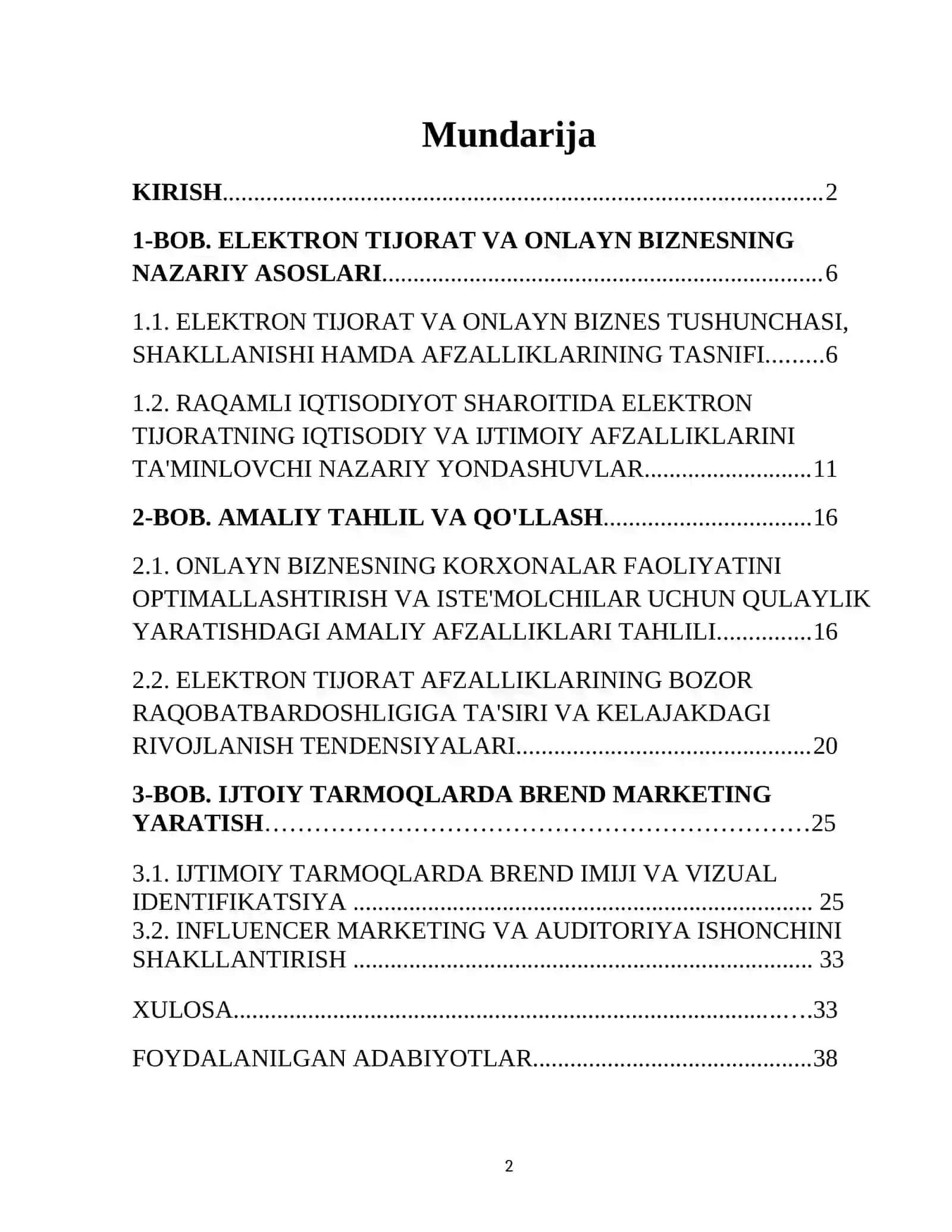 RAQAMLI IQTISODIYOT kafedrasi KURS ISHI 2