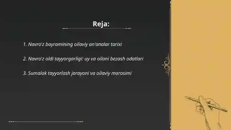 Navro'z bayramining oilaviy an'analar tarixi 2