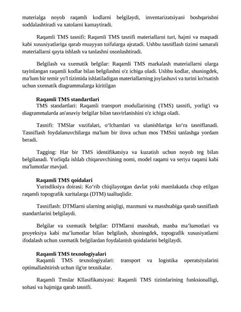 Raqamli Tmslar Kllasifikatsiyasi, Markalanishi Va Sxemalarda Shartl Belgilanishi 2