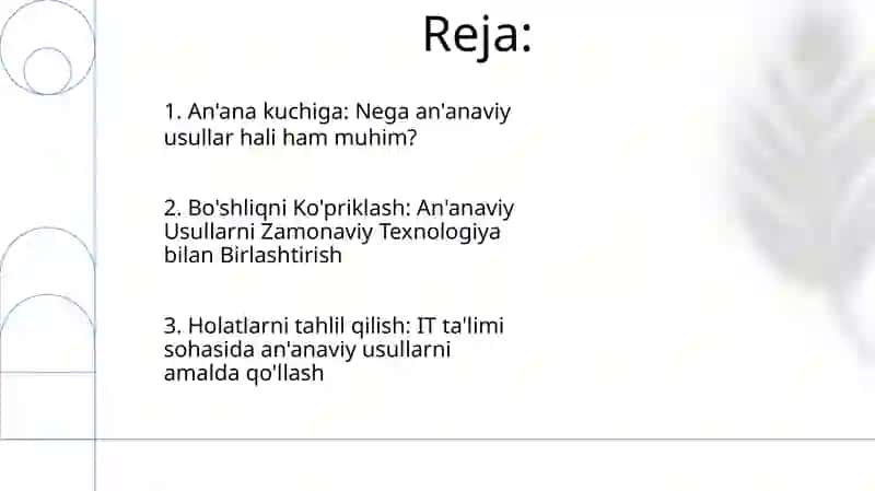 Informatika va axborot texnologiyalari fanini o'qitishda no'ananaviy shakllardan foydalanish 2