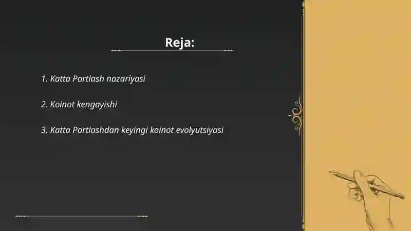 Katta Portlash nazariyasi 2