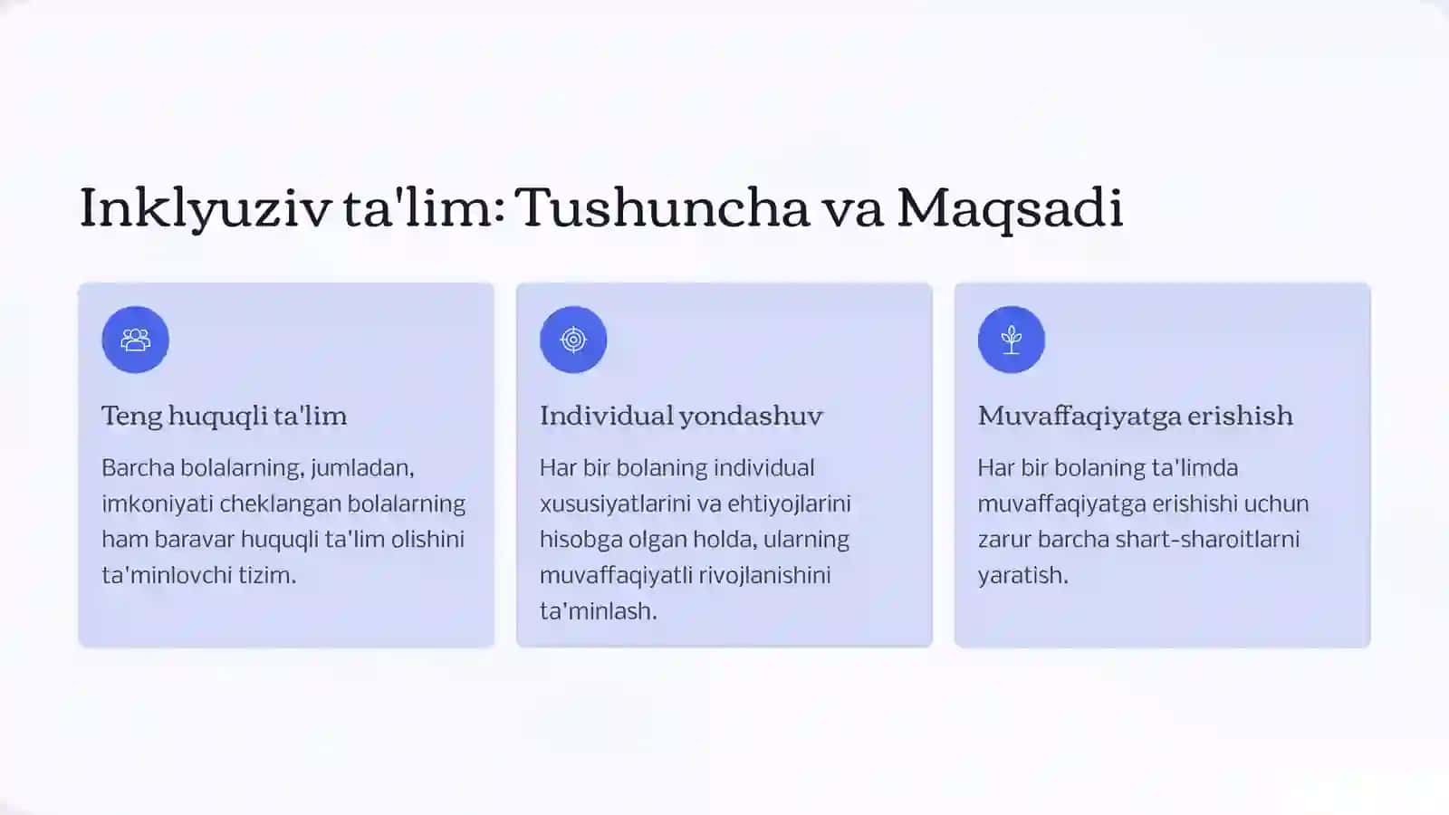 Inklyuziv ta'lim sharoitida imkoniyati cheklangan bolalarga korreksion-pedagogik ishlar 2