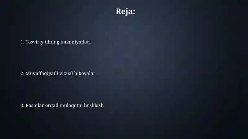 Tasviriy tilning imkoniyatlari 2