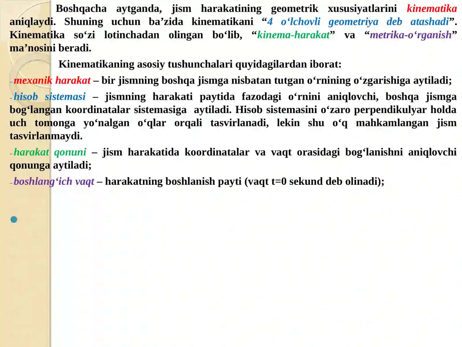 NUQTA KINEMATIKASI 2
