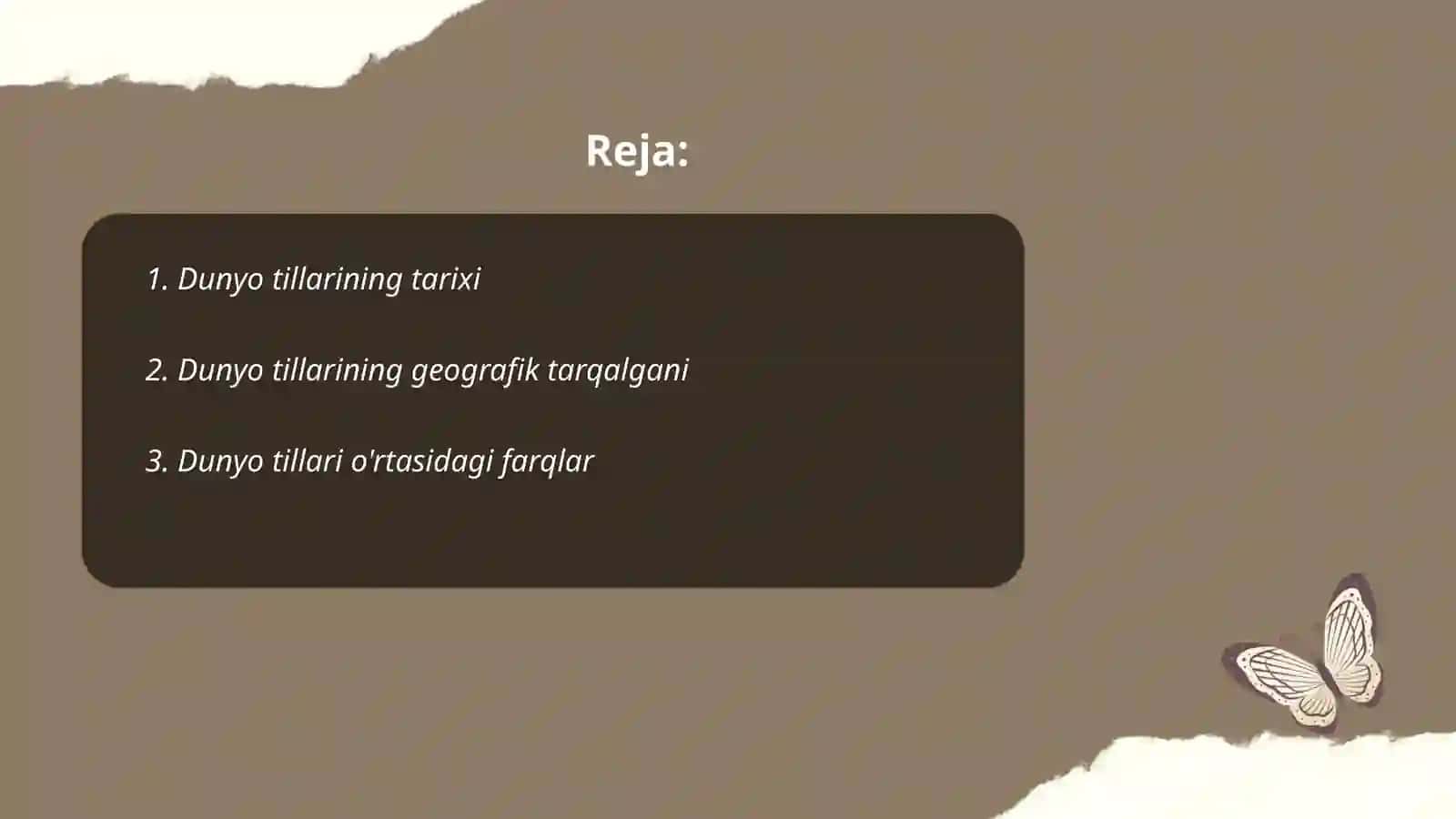Dunyo tillari 2
