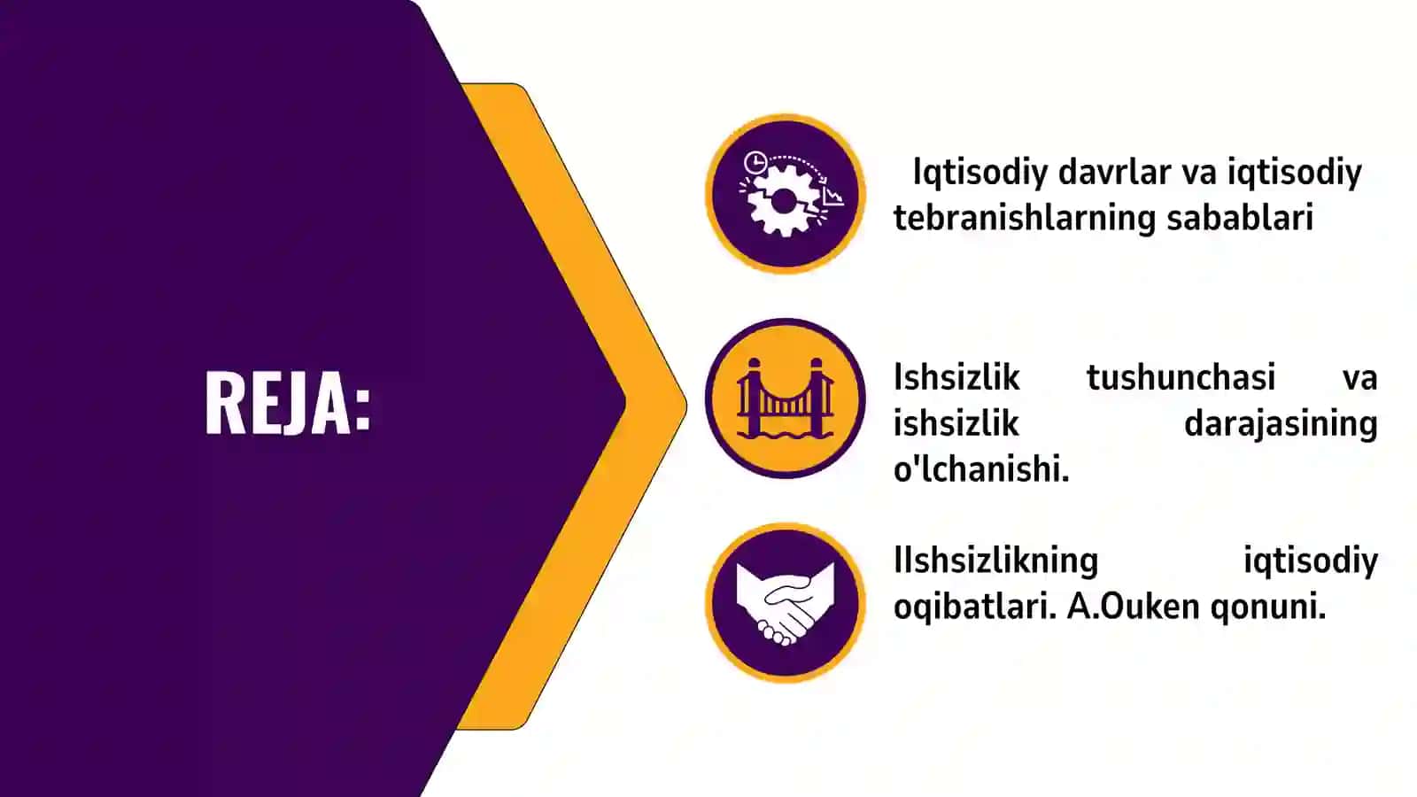 IQTISODIY TEBRANISHLAR, ISHSIZLIK 2