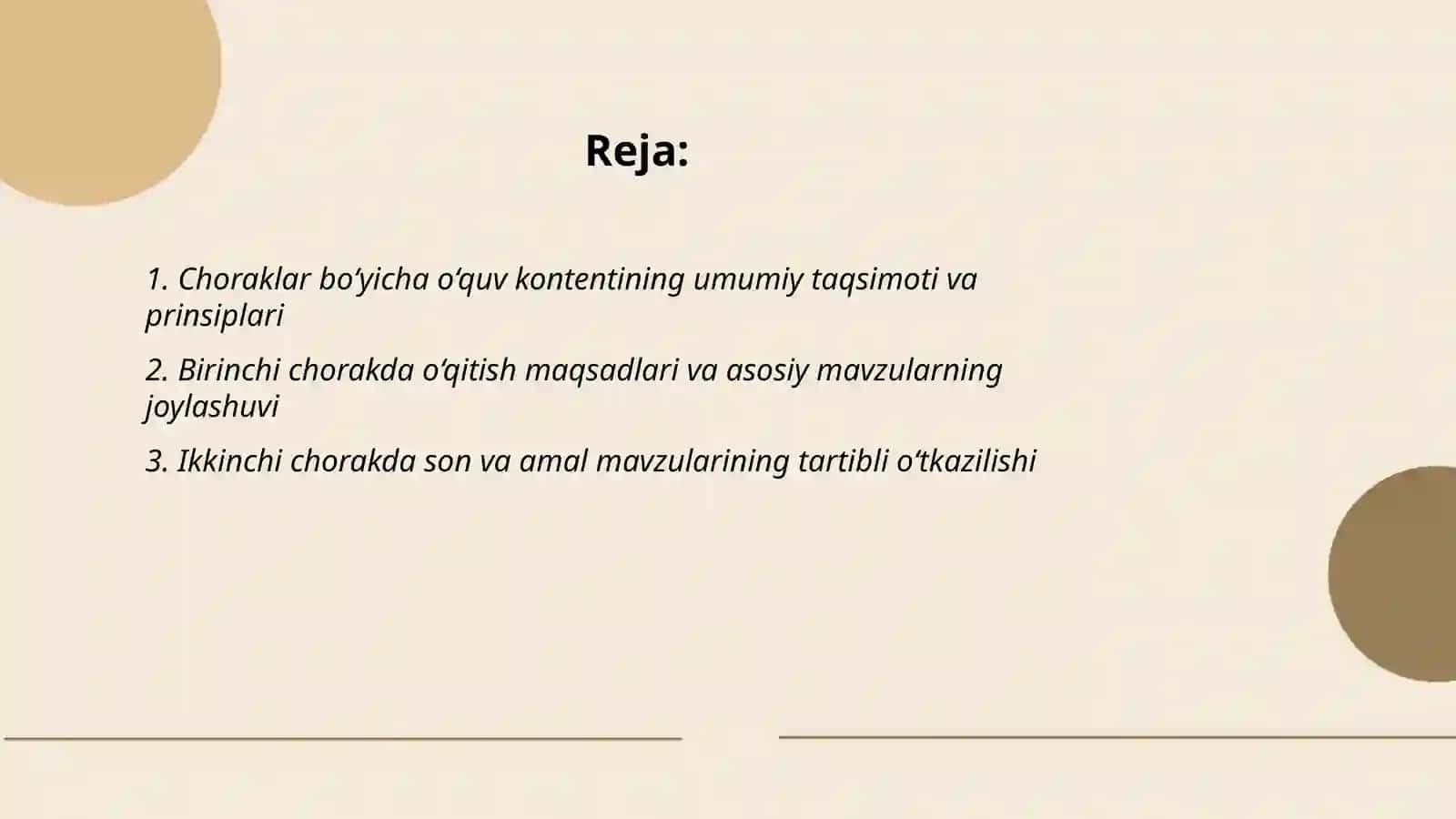 Boshlangʻich sinf matematika dasturi 2