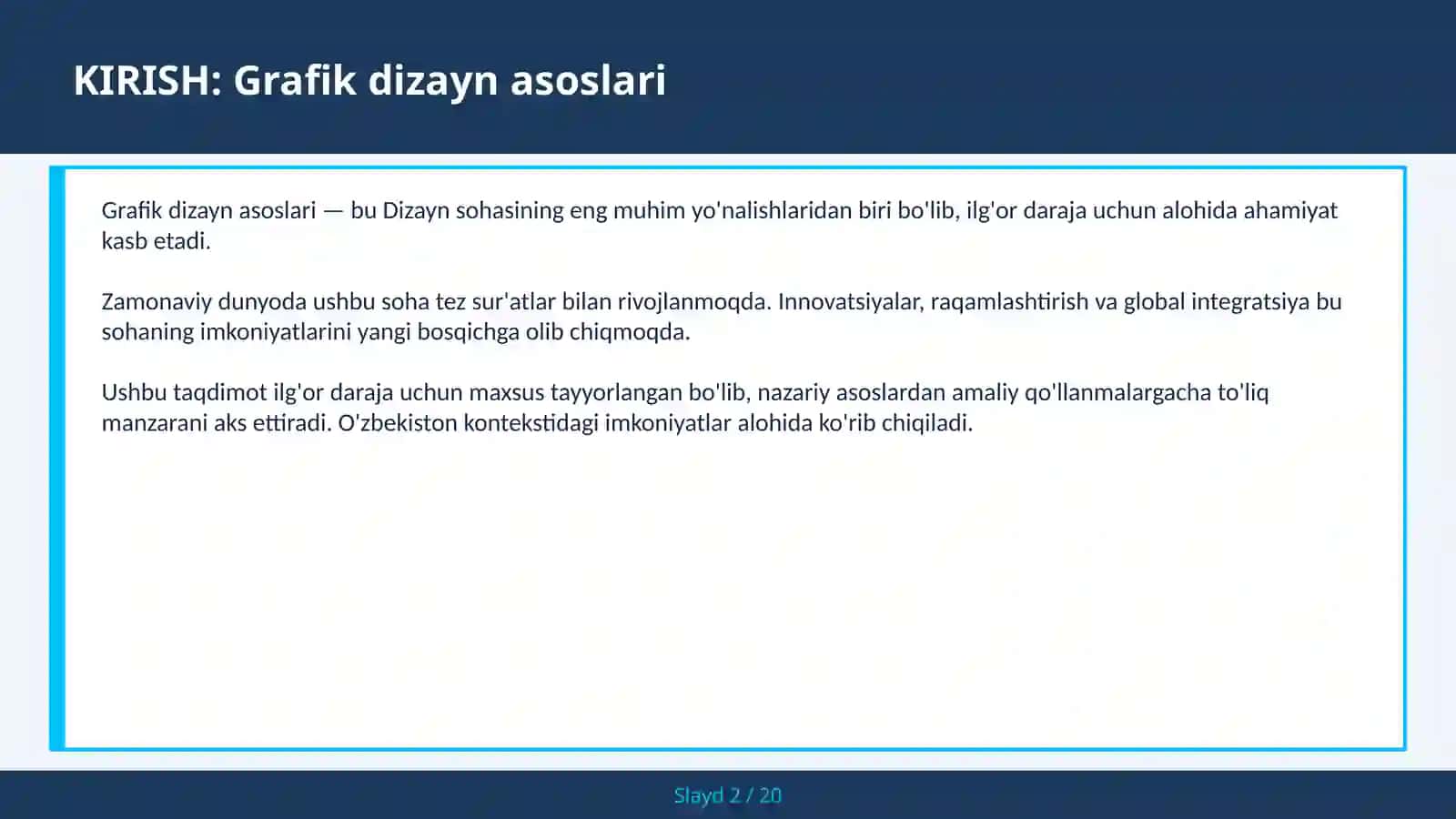GRAFIK DIZAYN ASOSLARI 2