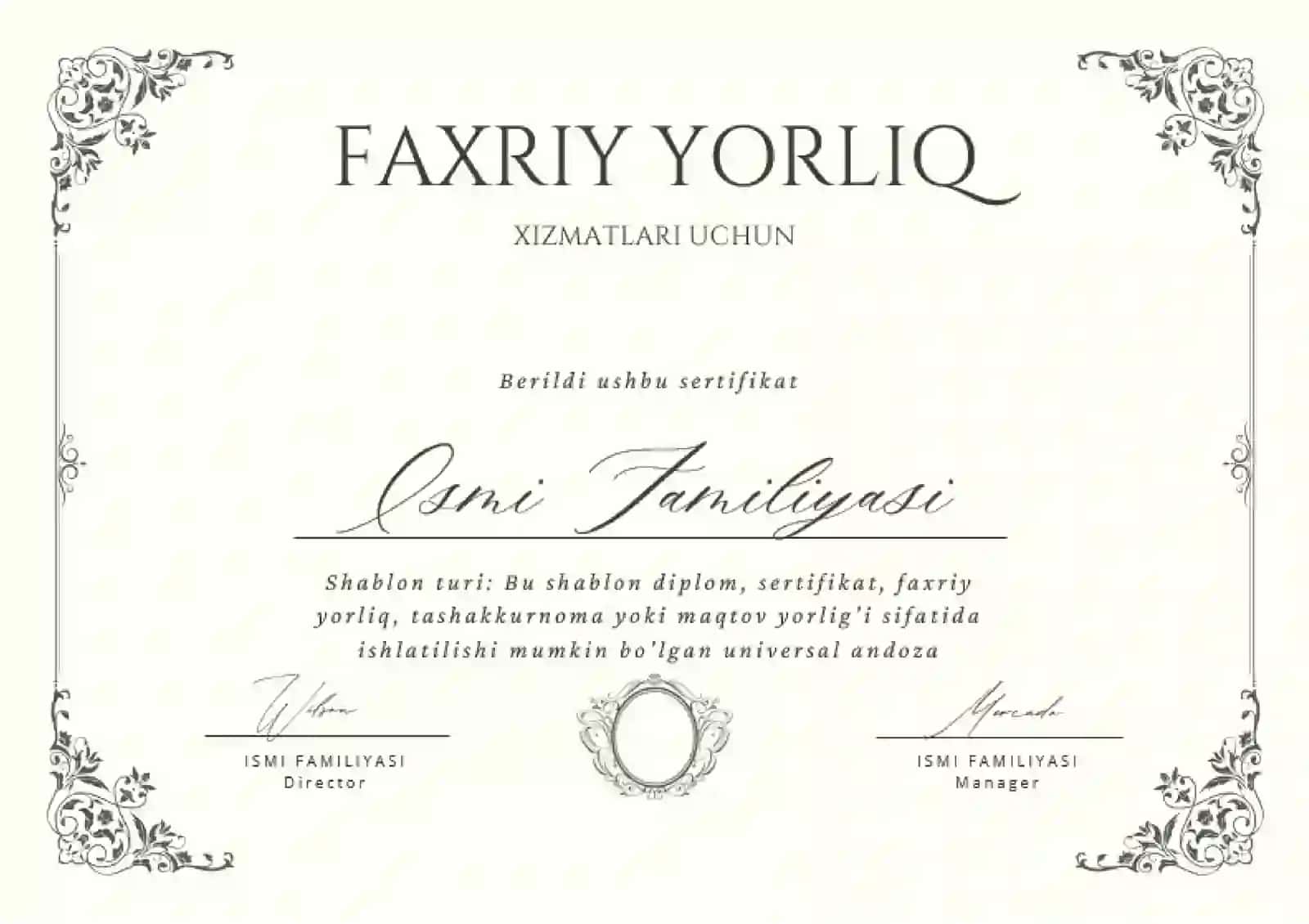 FAXRIY YORLIQ XIZMATLARI UCHUN 2