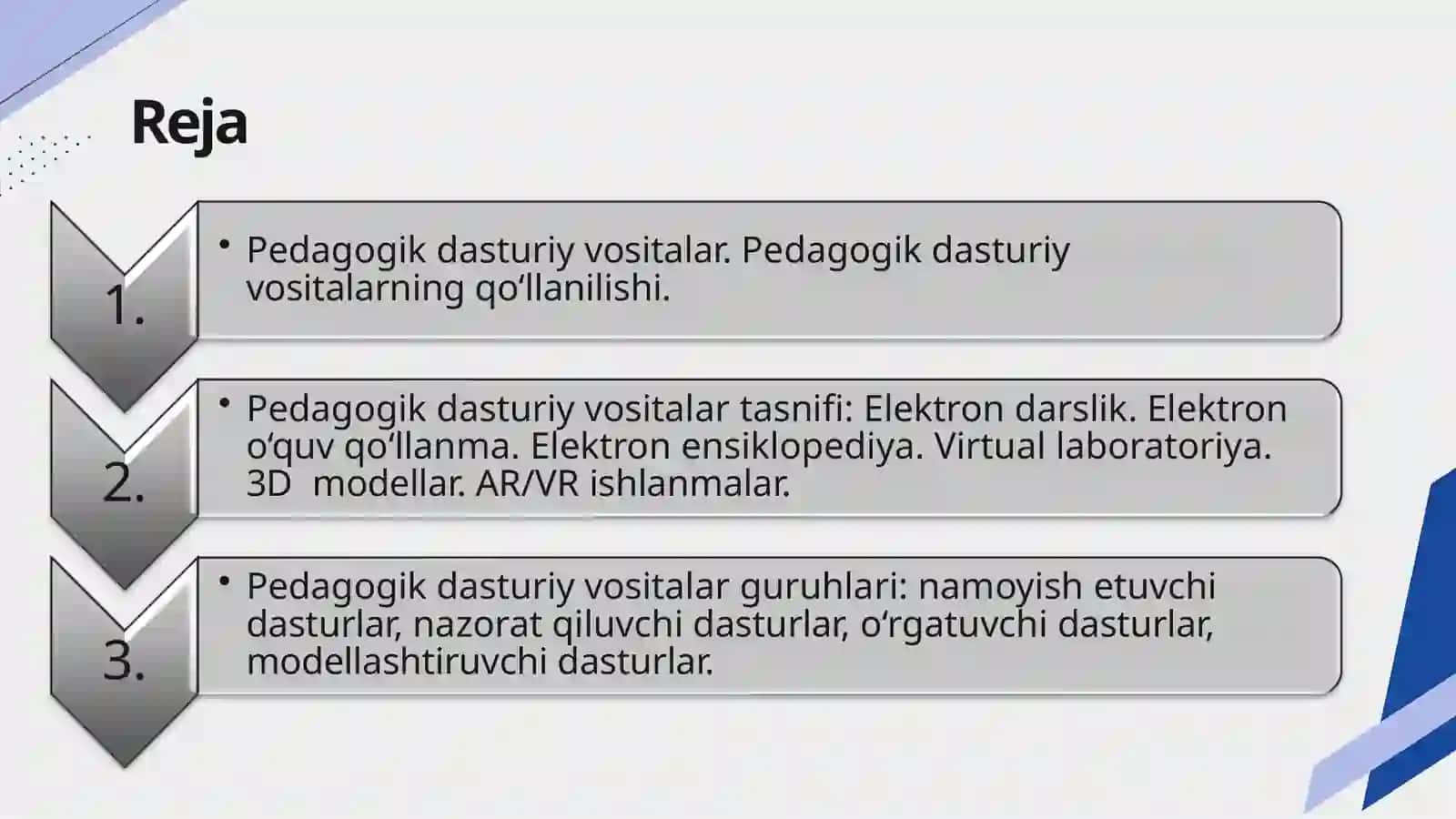 1-ma’ruza.Pedagogik dasturiy vositalar haqida tushuncha 2