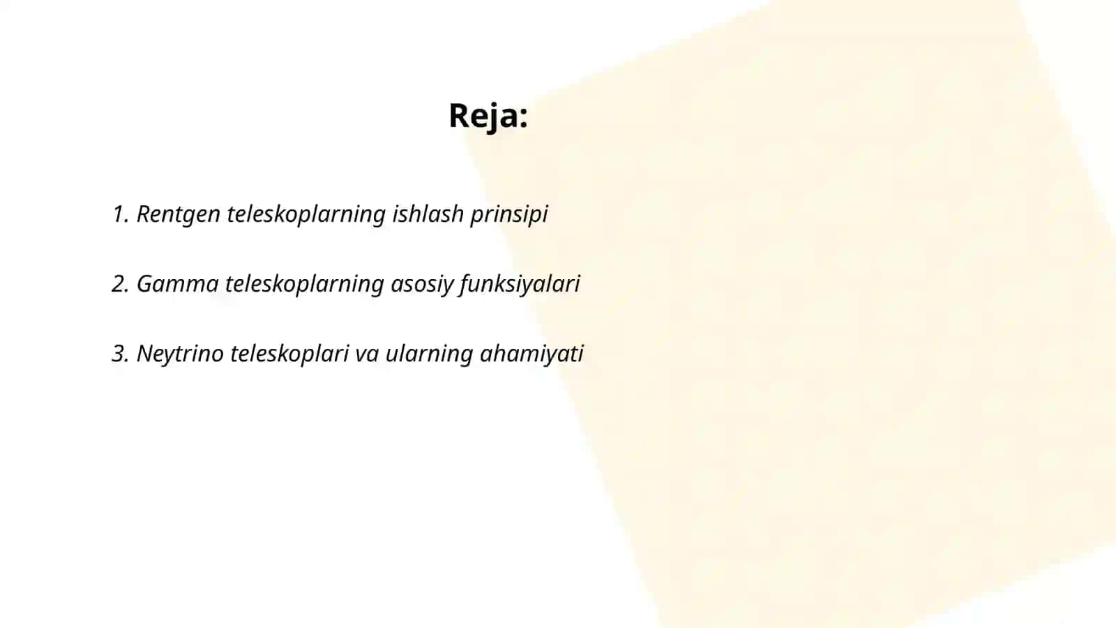 Rentgen teleskoplar 2