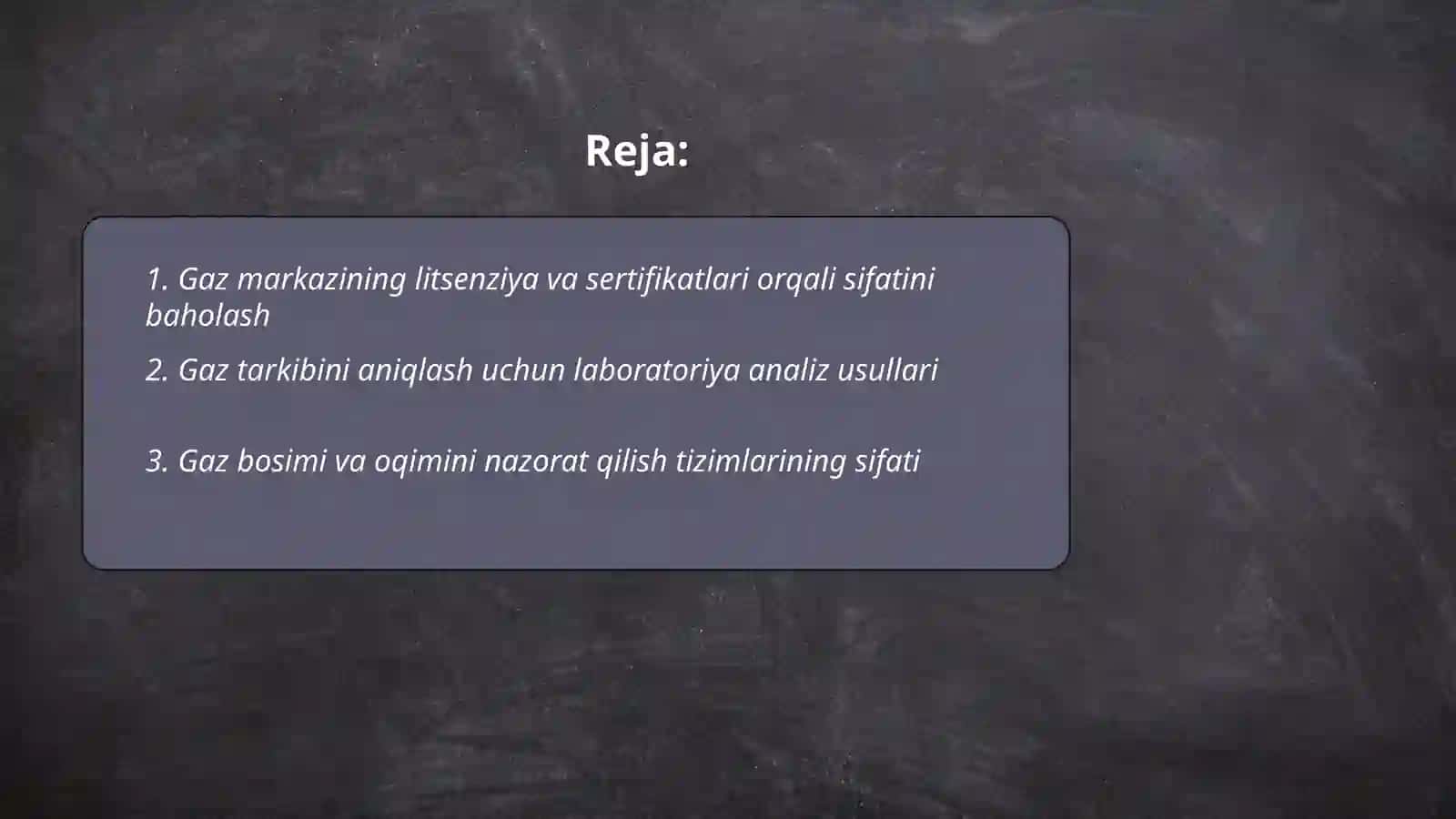 Eng sifatli gaz markazi qanday aniqlanadi 2