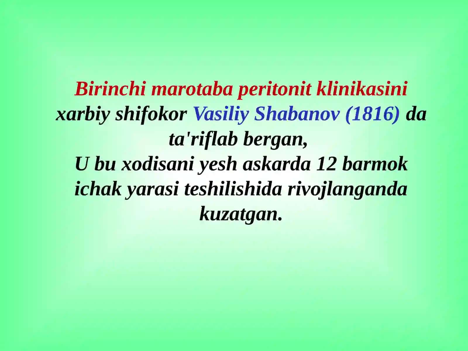 O'tkir peritonit 2