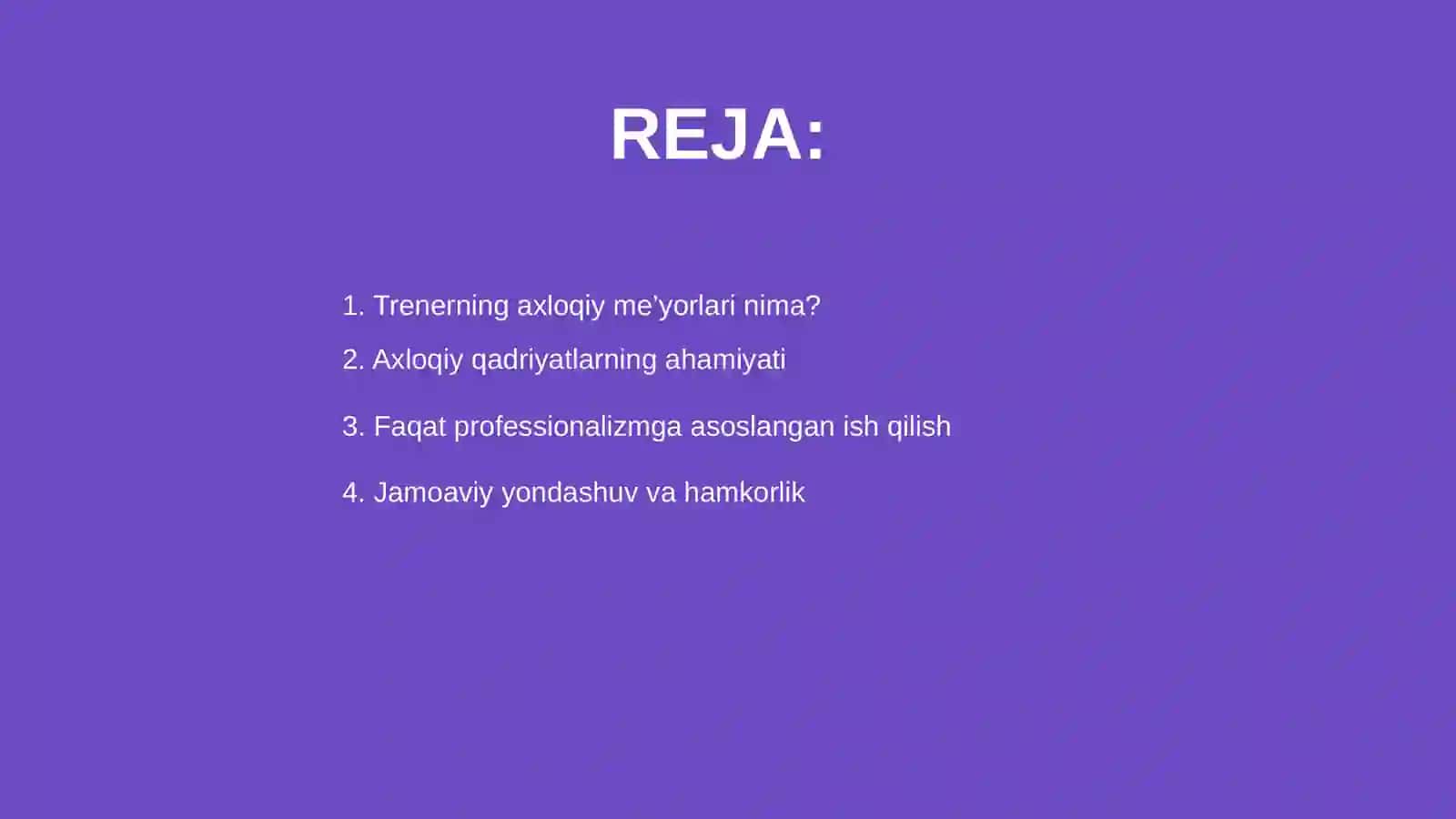 Trenerning axloqiy me’yorlari 2